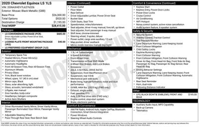 2020 Chevrolet Equinox LS