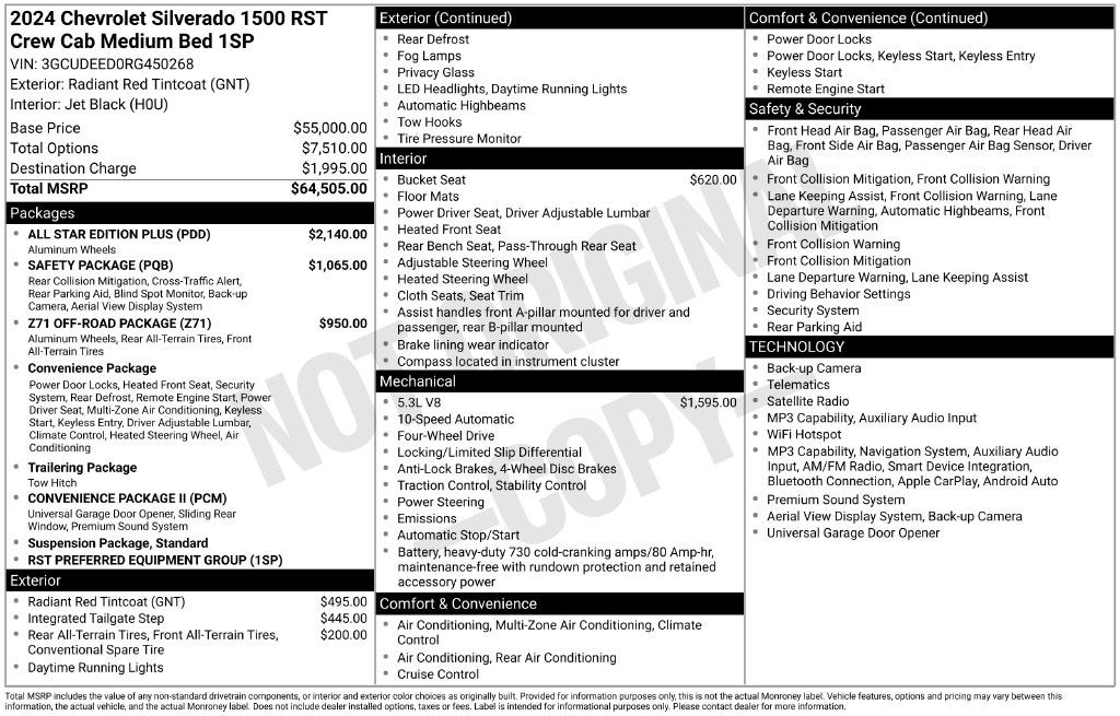 2024 Chevrolet Silverado 1500 RST