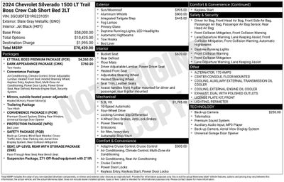 2024 Chevrolet Silverado 1500 LT Trail Boss