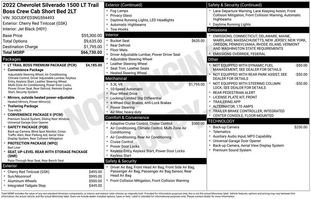 2022 Chevrolet Silverado 1500 LT Trail Boss