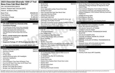 2023 Chevrolet Silverado 1500 LT Trail Boss