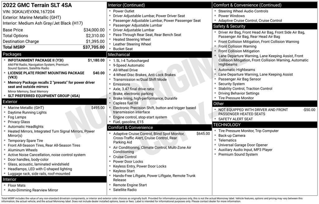 2022 GMC Terrain SLT