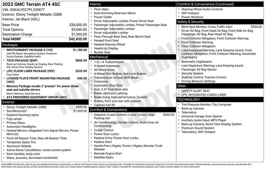 2023 GMC Terrain AT4