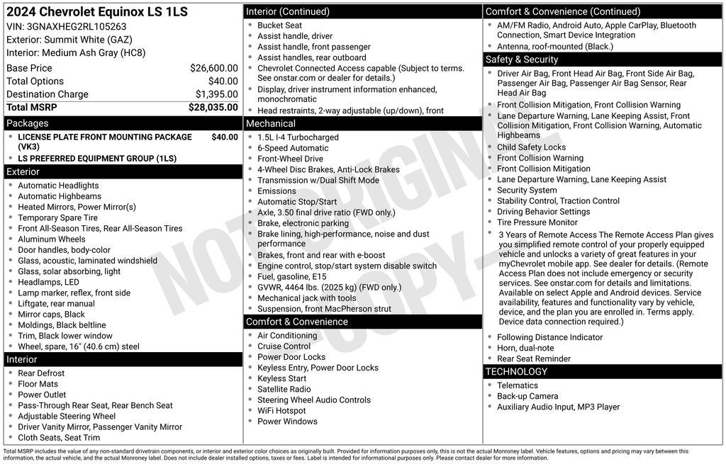2024 Chevrolet Equinox LS