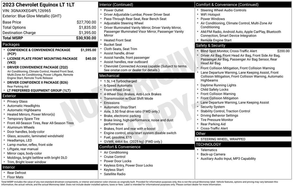 2023 Chevrolet Equinox LT