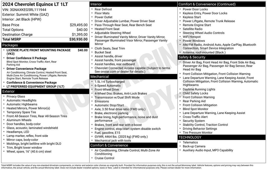 2024 Chevrolet Equinox LT