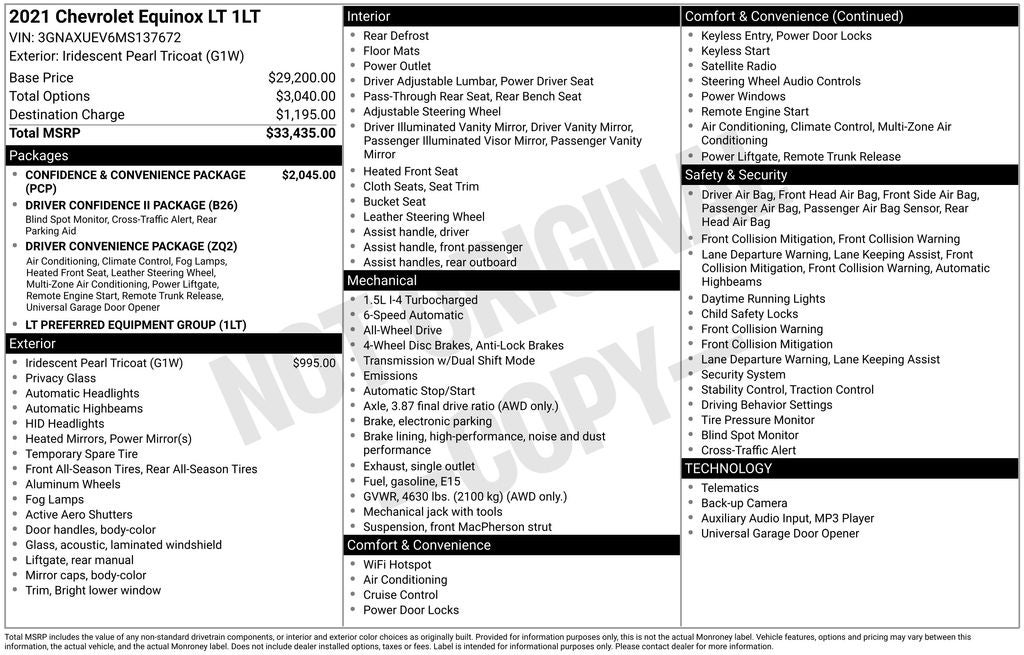 2021 Chevrolet Equinox LT