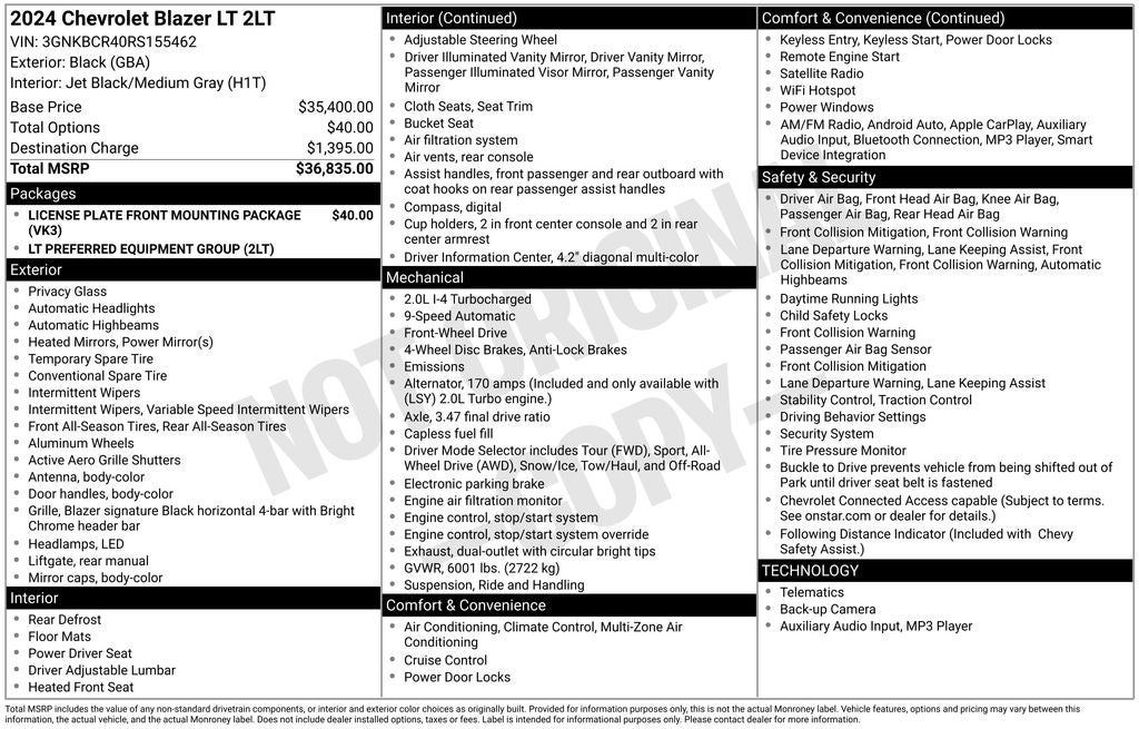 2024 Chevrolet Blazer LT
