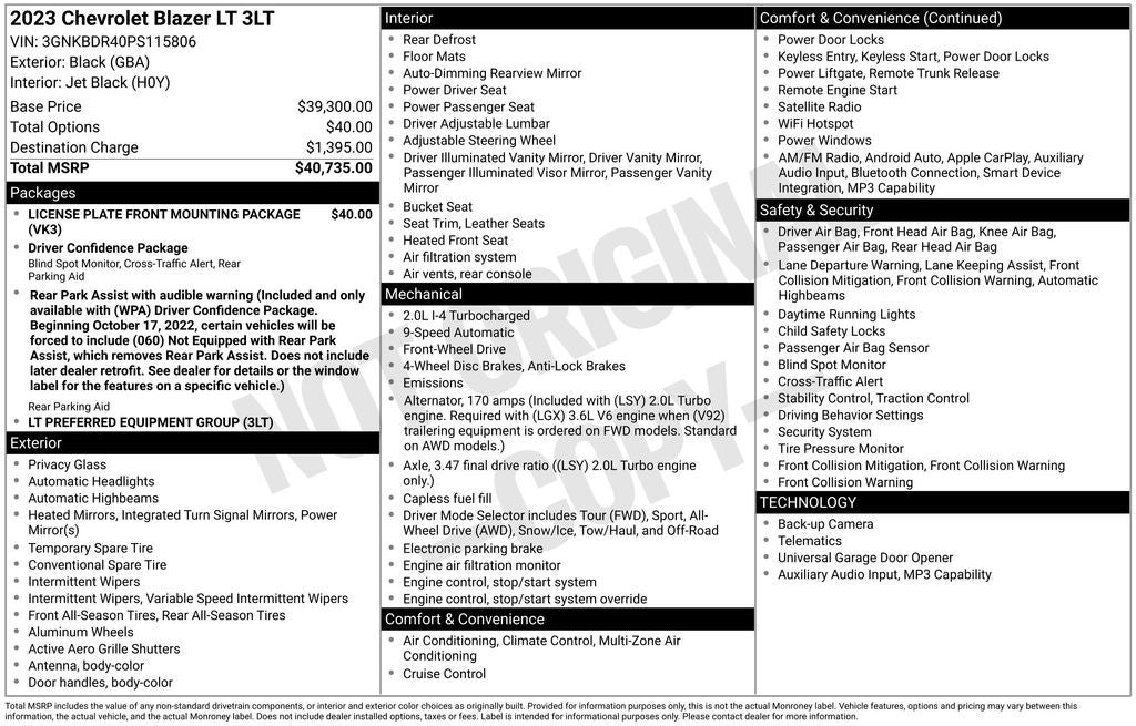 2023 Chevrolet Blazer LT