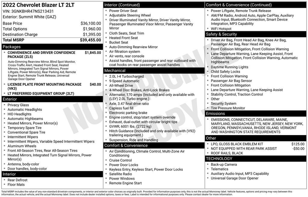 2022 Chevrolet Blazer LT