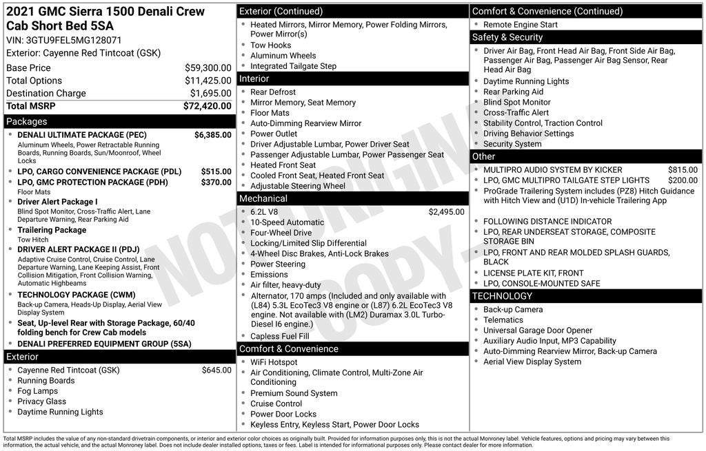 2021 GMC Sierra 1500 Denali