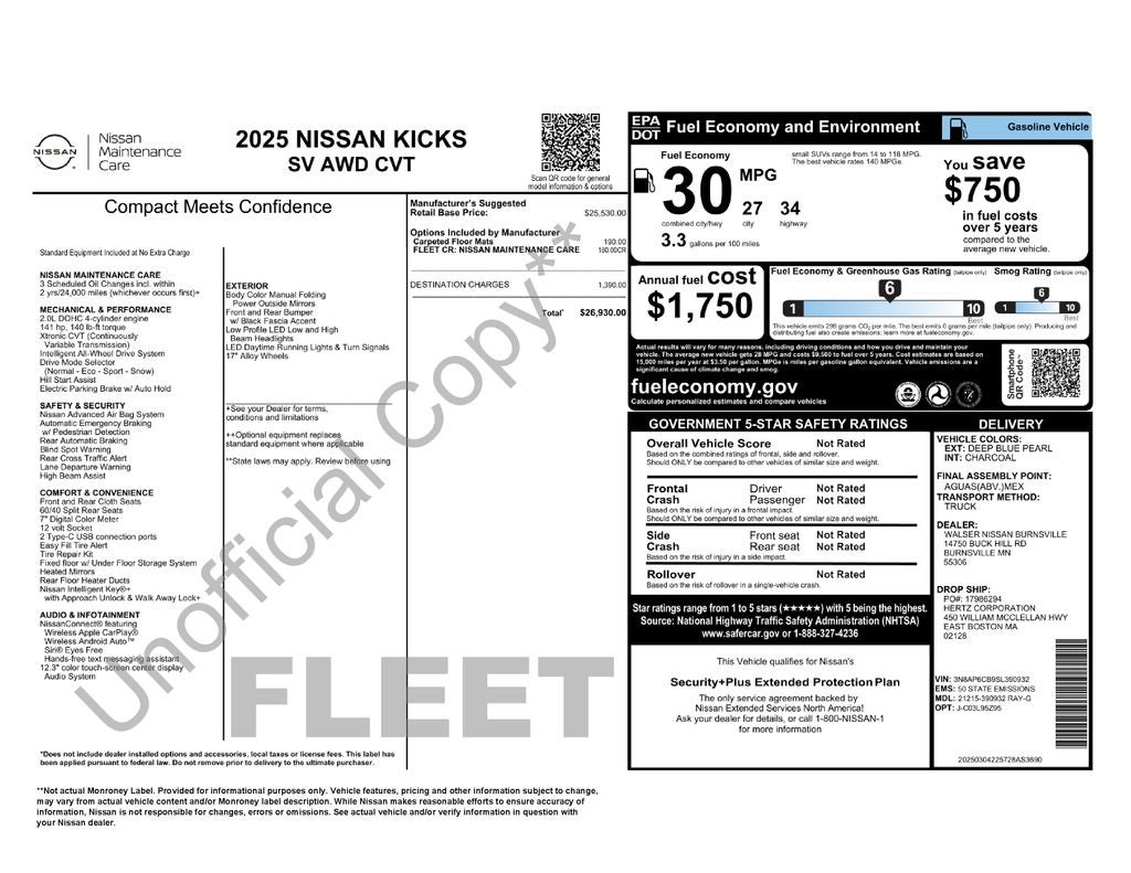 2025 Nissan Kicks SV