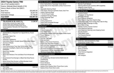 2024 Toyota Camry TRD V6