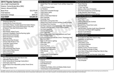 2015 Toyota Camry LE