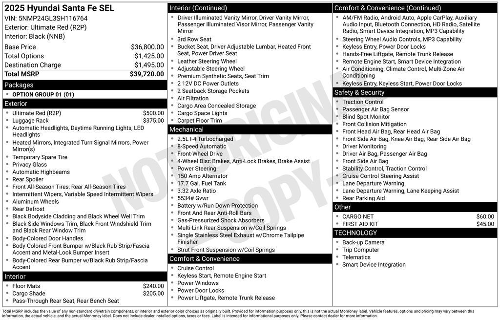 2025 Hyundai Santa Fe SEL