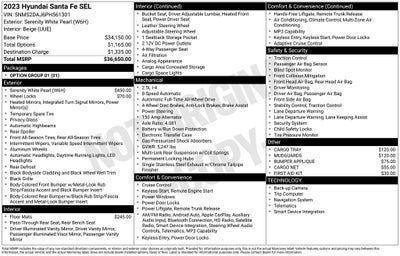 2023 Hyundai Santa Fe SEL