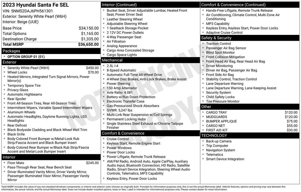 2023 Hyundai Santa Fe SEL