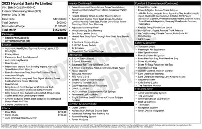 2023 Hyundai Santa Fe Limited