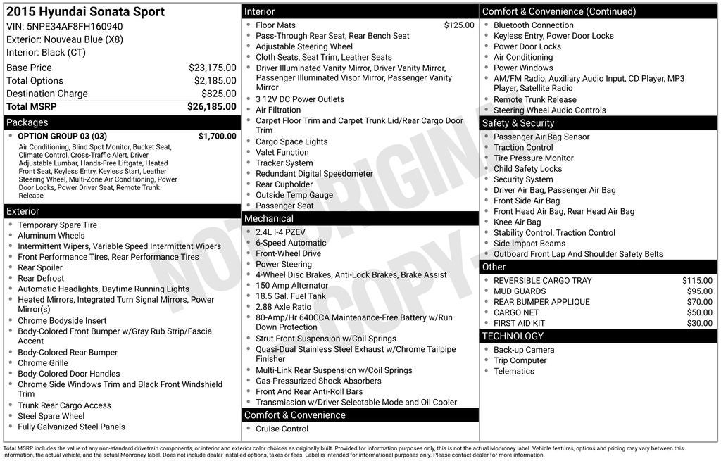 2015 Hyundai Sonata Sport
