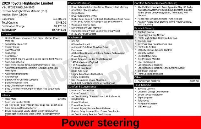 2020 Toyota Highlander Limited