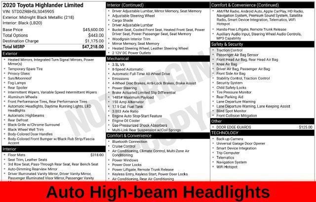 2020 Toyota Highlander Limited