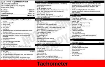 2020 Toyota Highlander Limited