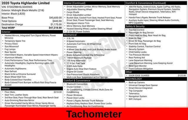 2020 Toyota Highlander Limited