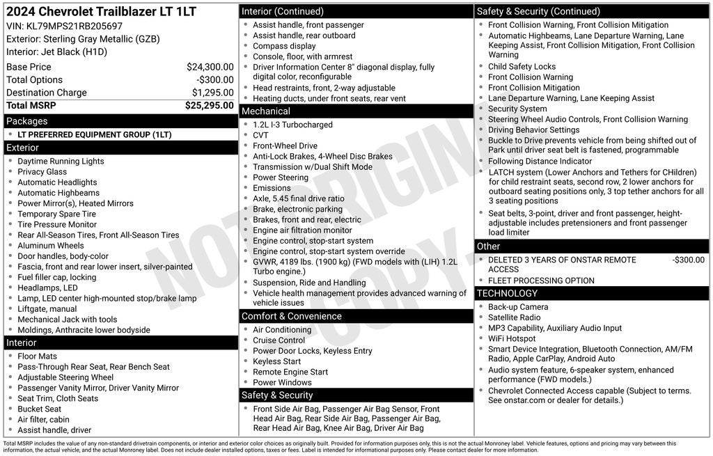 2024 Chevrolet TrailBlazer LT