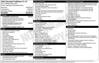 2022 Chevrolet TrailBlazer LT
