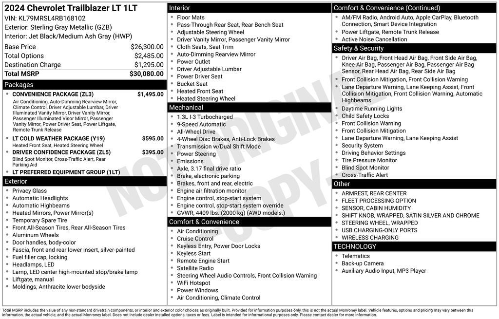2024 Chevrolet TrailBlazer LT