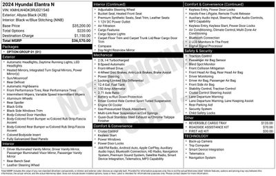 2024 Hyundai Elantra N Base