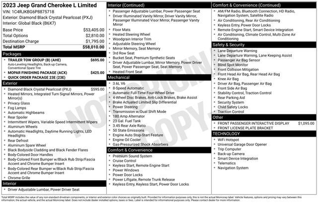 2023 Jeep Grand Cherokee L Limited