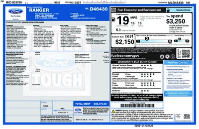 2021 Ford Ranger Lariat