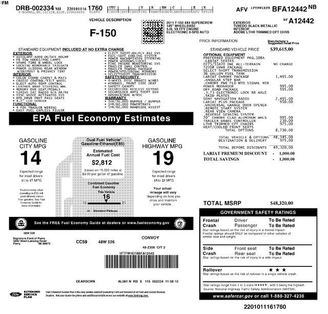 2011 Ford F-150 Lariat