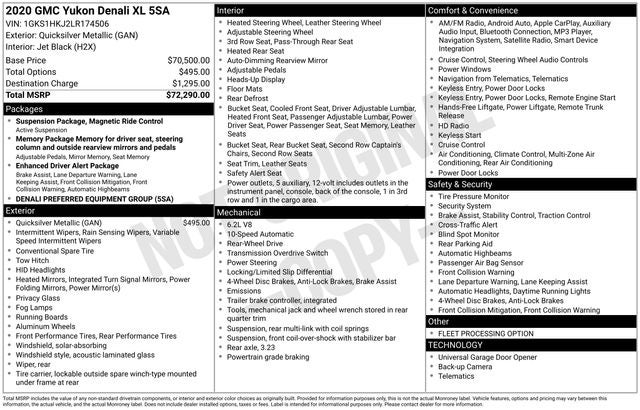 2020 GMC Yukon XL Denali