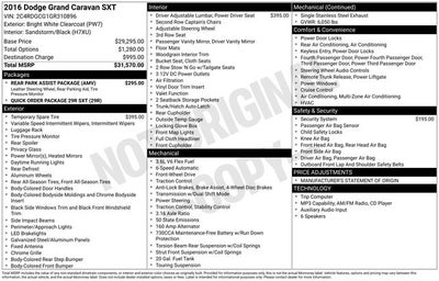 2016 Dodge Grand Caravan SXT
