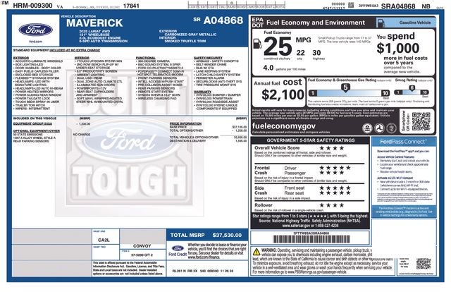 2025 Ford Maverick Lariat