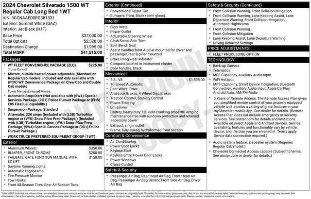 2024 Chevrolet Silverado 1500 WT