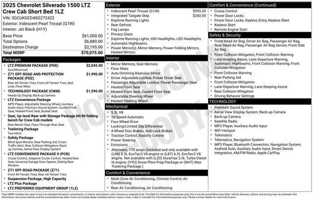 2025 Chevrolet Silverado 1500 LTZ