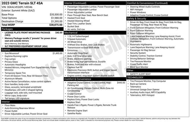 2023 GMC Terrain SLT