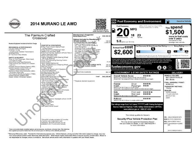2014 Nissan Murano LE