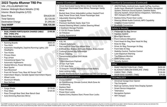 2023 Toyota 4Runner TRD Pro