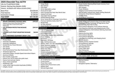 2025 Chevrolet Trax ACTIV