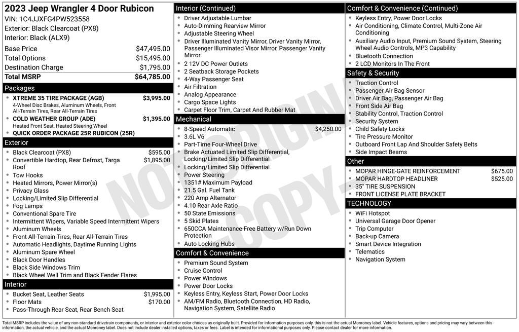 2023 Jeep Wrangler Rubicon