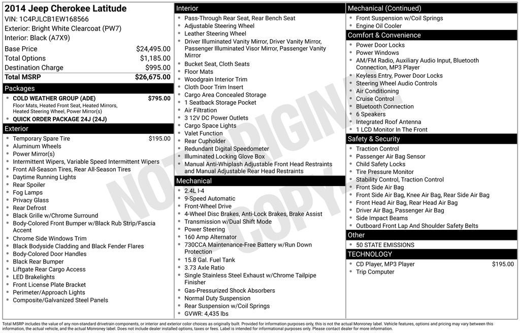 2014 Jeep Cherokee Latitude