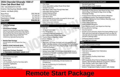 2026 Chevrolet Silverado 1500 LT LT1