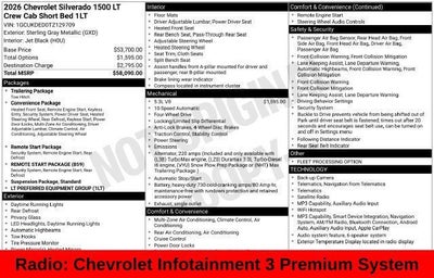 2026 Chevrolet Silverado 1500 LT LT1