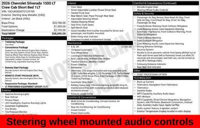 2026 Chevrolet Silverado 1500 LT LT1