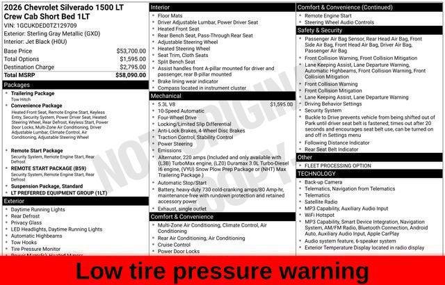 2026 Chevrolet Silverado 1500 LT LT1