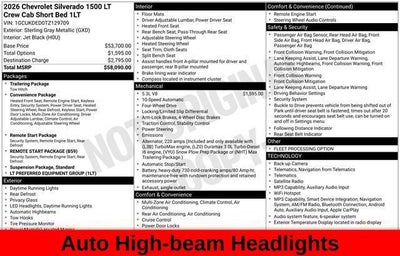 2026 Chevrolet Silverado 1500 LT LT1